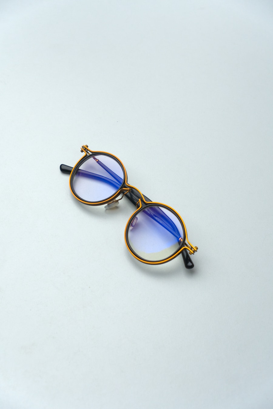 A pair of eyeglass frames